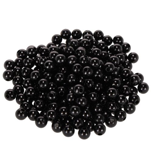 Decoratieve kralen Ø8mm zwart 250 stuks kopen | Floristik24.nl
