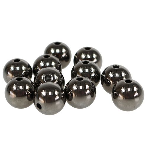 Floristik24 Sierkralen antraciet metallic 14mm 35 st