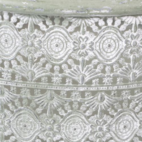 Artikel Decoratieve metalen schaal met handvatten, vintage plantenbak, set van 3