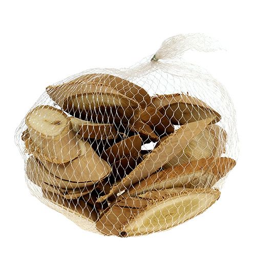 Floristik24 Decoratieve schijven van hout ovaal 9-12cm 500g