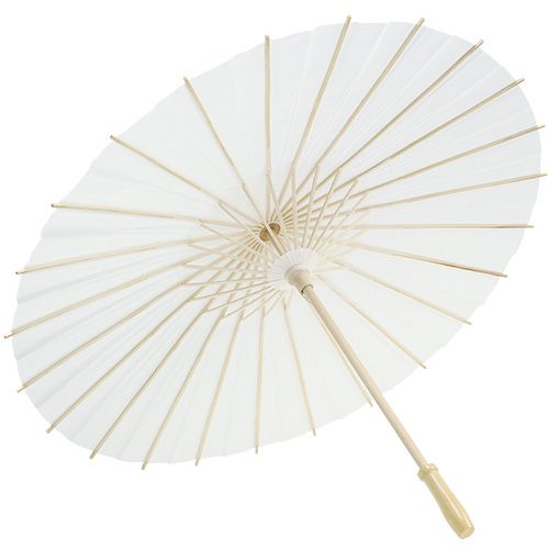 Floristik24 Decoratieve kap wit Ø60cm H42cm