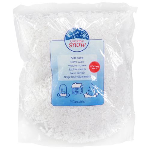 Artikel Decoratieve sneeuw sneeuwvlokken wit winterdecoratie wit 2,8l