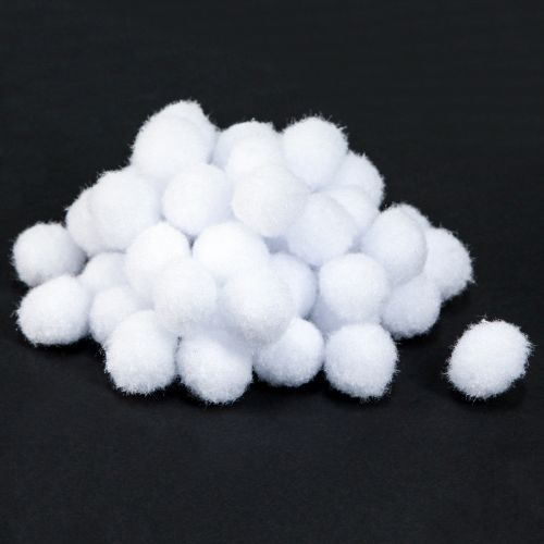 Artikel Deco sneeuwbal mini Ø2cm witte sneeuwbollen 400 stuks 4 zakjes