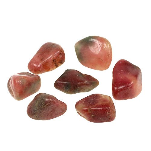 Floristik24 Sierstenen roze-crème glanzend 4cm - 6cm 1kg