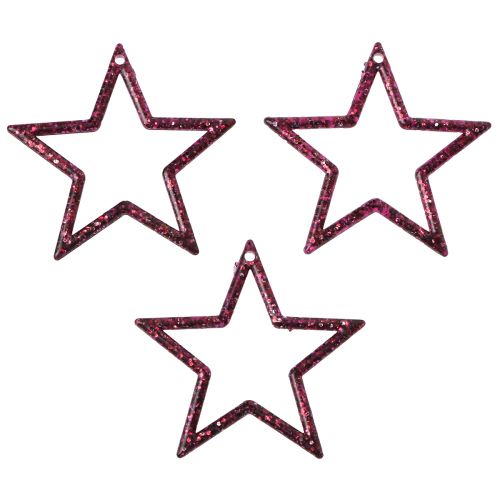 Artikel Decoratieve ster bes glitter tafeldecoratie Kerstmis 4,5 cm 120 st