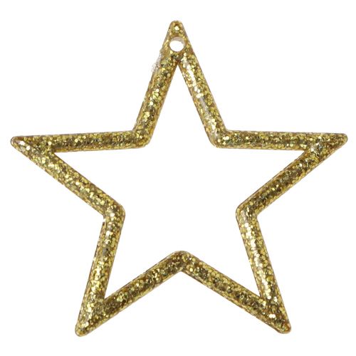 Artikel Decoratieve ster goud glitter tafeldecoratie Kerstmis 4,5 cm 120 st