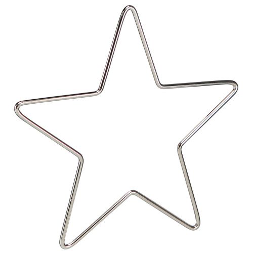 Artikel Decoratieve ster om kerstster op te hangen zilver Ø15cm 6 st
