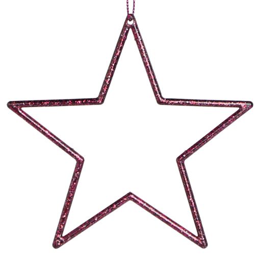 Artikel Decoratieve sterren kerstboomversiering Berry Glitter Ø12cm 12 st