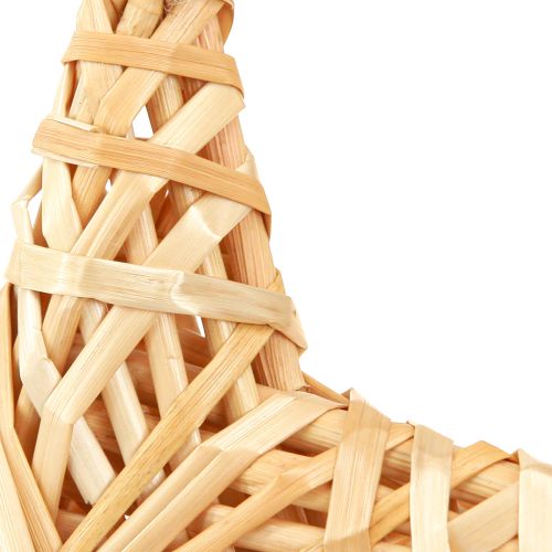 Artikel Decoratieve sterren kerstboomversiering rotan sterren 14,5cm 3 stuks