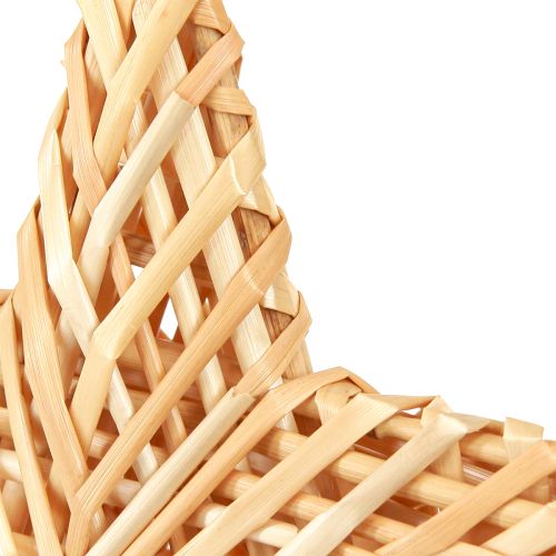 Artikel Decoratieve sterren om op te hangen kerstboomversiering rotan 19cm 3 stuks