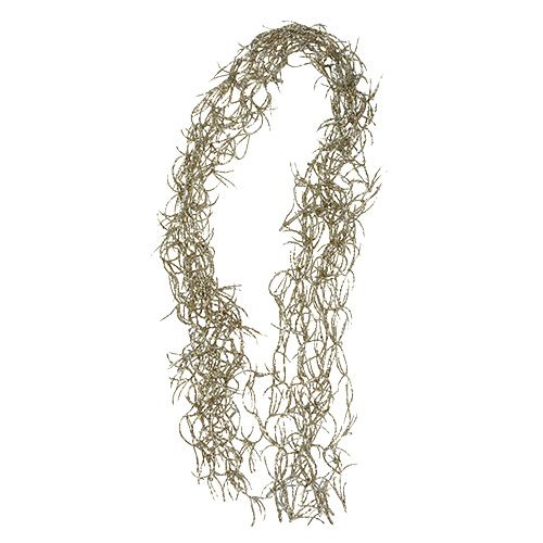 Floristik24 Deco strand Tillandsia Gold 100cm 10st