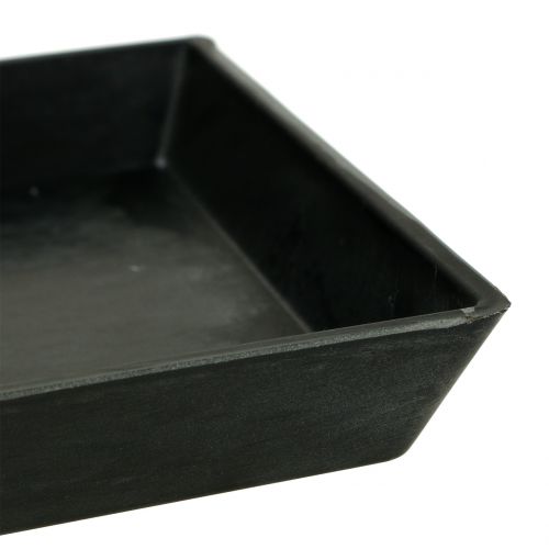 Floristik24 Decoratief dienblad antraciet 43cm x 12cm