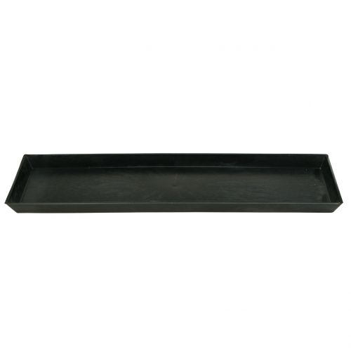 Floristik24 Decoratief dienblad antraciet 43cm x 12cm