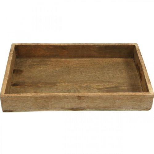 Floristik24 Decoratief dienblad houten dienblad rechthoekig onderstel 37×25cm