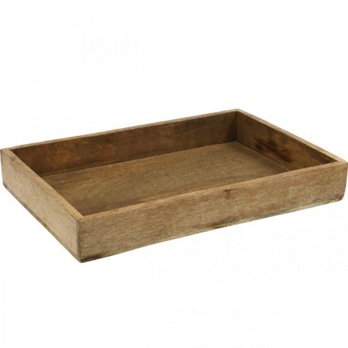 Floristik24 Decoratief dienblad houten dienblad rechthoekig onderstel 37×25cm