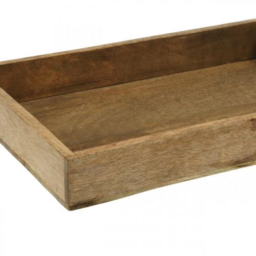 Floristik24 Decoratief dienblad houten dienblad rechthoekig onderstel 37×25cm