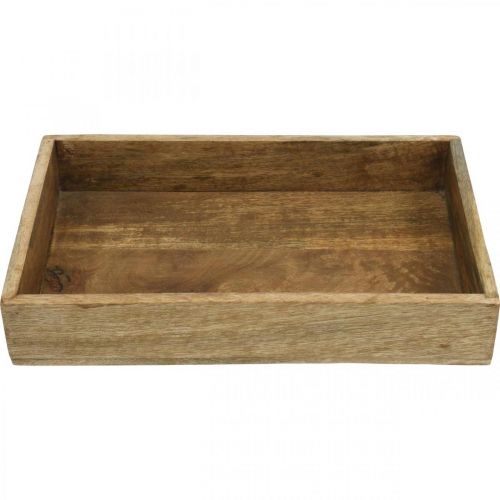 Floristik24 Decoratief dienblad houten dienblad rechthoekig onderstel 32×22cm