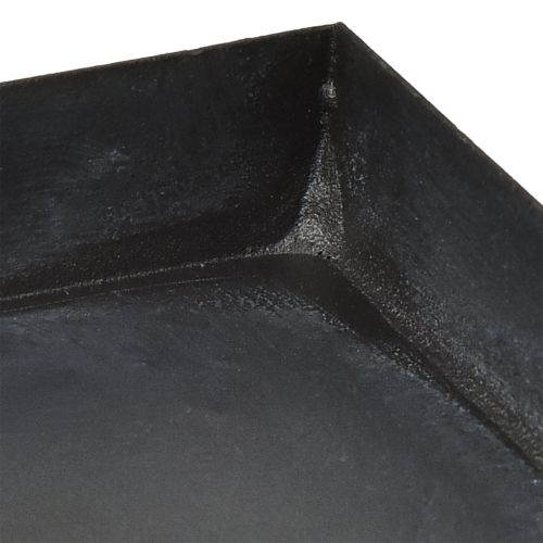 Artikel Decoratief dienblad metalen dienblad zwart grijs gewassen 30×15cm
