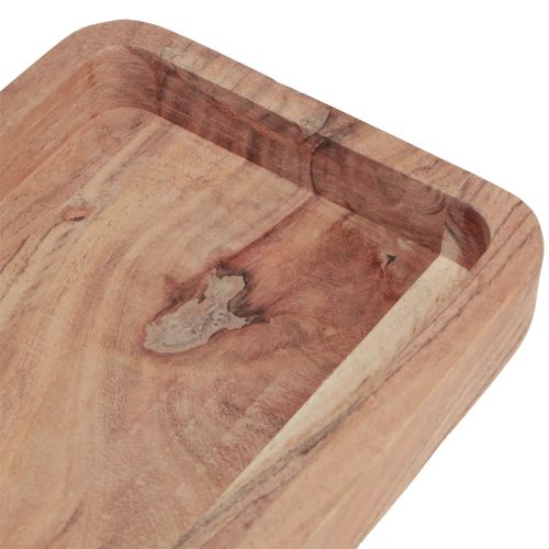 Artikel Decoratief dienblad, langwerpig acaciahout, naturel 40×15cm