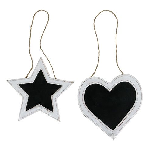 Floristik24 Decoratief paneel om op te hangen 17cm 4st