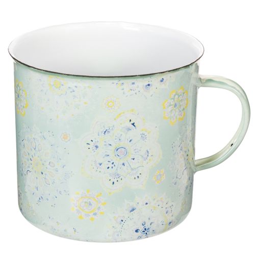 Decoratieve mok, plantenpot,
