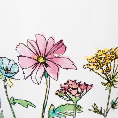 Decoratieve beker, geëmailleerde plantenpot, Ø11cm H8cm | Floristik24.nl