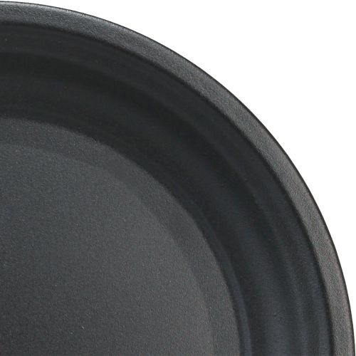 Artikel Decoratief bord metaal kom decoratief bord antraciet Ø26cm 2 stuks