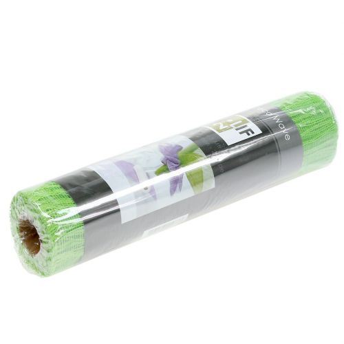 Floristik24 Decoratief tafelscharnier stof appelgroen 26cm x 300cm