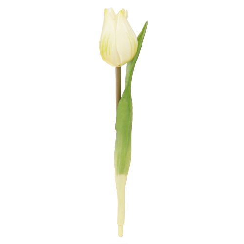 Artikel Decoratieve Tulpen Kunstbloemen Wit Crème 20cm 6 st.