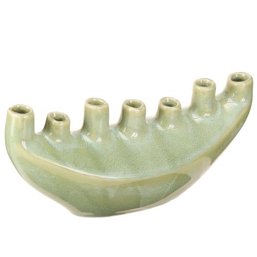Artikel Decoratieve vaas boot keramiek vaas lichtgroen 23×8,5×11cm