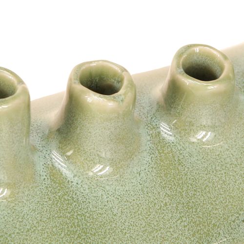 Artikel Decoratieve vaas boot keramiek vaas lichtgroen 23×8,5×11cm