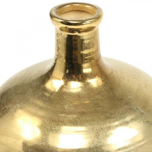 Artikel Decoratieve Vaas Zwart/Goud Bloemenvaas Keramiek Ø18cm H29cm