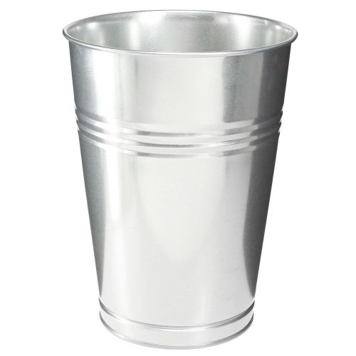 Artikel Decoratieve vaas voor droge decoratie metalen vaas zilver H30cm 7,5l