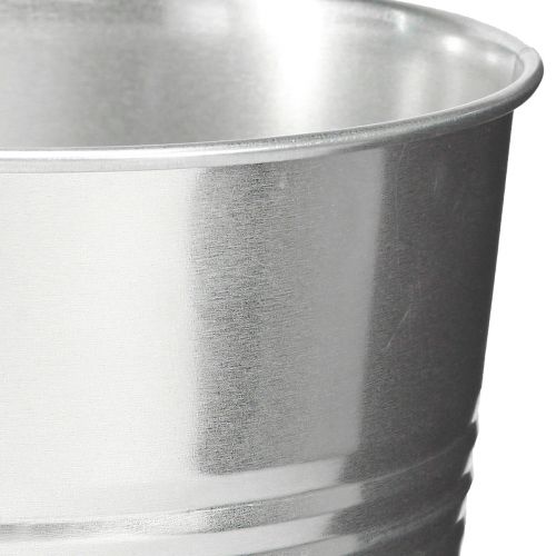 Artikel Decoratieve vaas voor droge decoratie metalen vaas zilver H30cm 7,5l