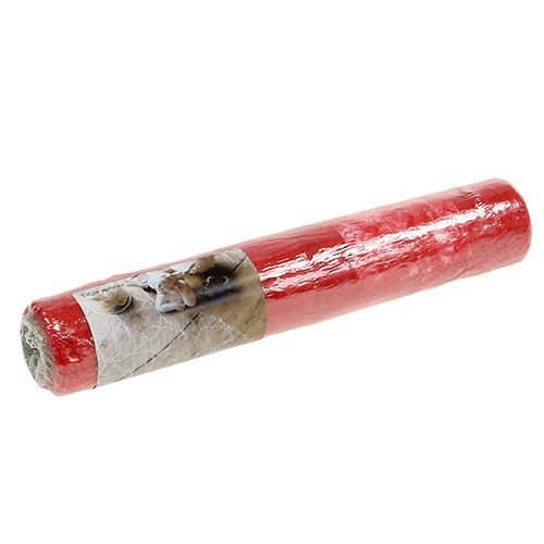 Floristik24 Deco fleece tafellint rood 30cm 5m