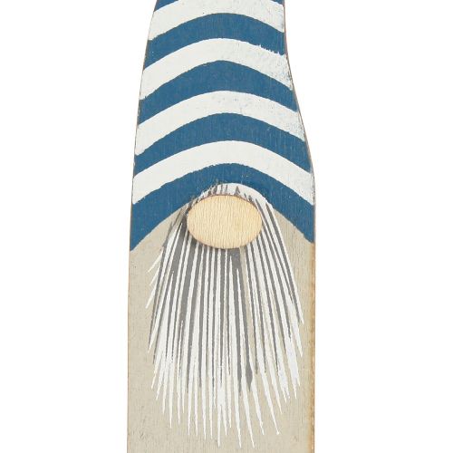 Floristik24 Decoratieve kabouter kerstboomversiering hout grijs rood 8-15cm 18 st