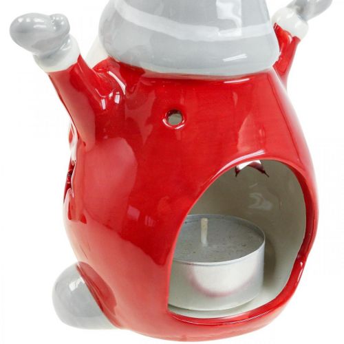 Artikel Deco Kabouter Waxinelichthouder Kerst H18cm 2st