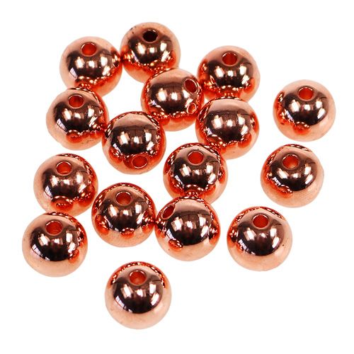 Floristik24 Sierkralen koper metallic 14mm 35 st