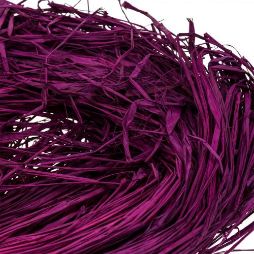 Artikel Decoratieve raffia voor het maken van natuurlijke raffia raffia paars 300g