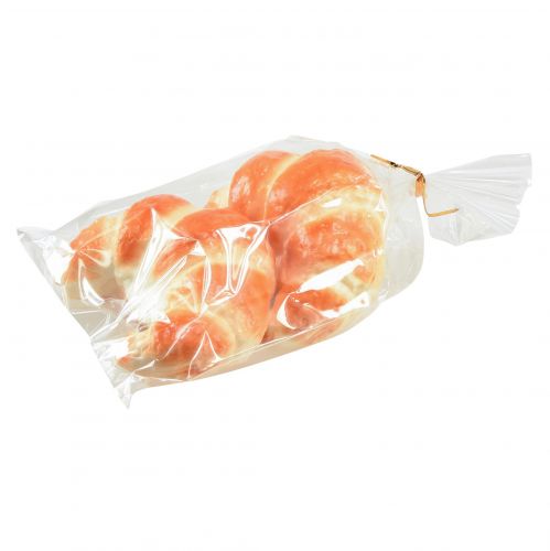 Artikel Decoratieve croissant kunstvoerdummy 10cm 2st