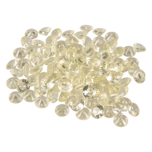 Floristik24 Deco diamanten huwelijksdecoratie champagne 12mm 150st