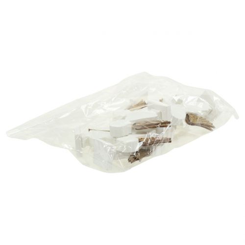 Floristik24 Decoratieve engel wit met gouden vleugel 8,5cm 8st