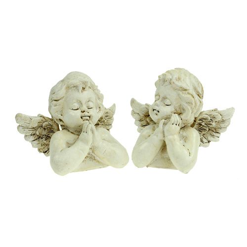 Artikel Decoratieve engel biddende creme 9cm 8 st