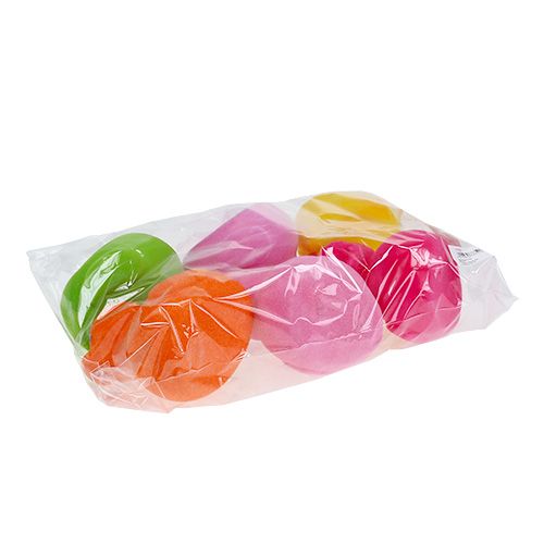 Floristik24 Decoratieve eendkleurige ezel. 11,5 cm 6 stuks