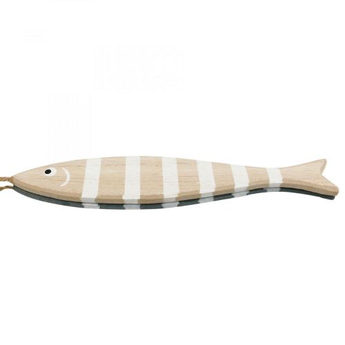 Floristik24 Deco vis om op te hangen, houten vis deco L29cm 2st