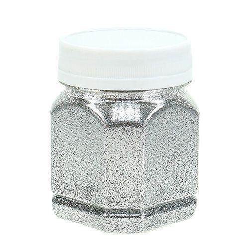 Floristik24 Decoratief tinsel zilver 115g