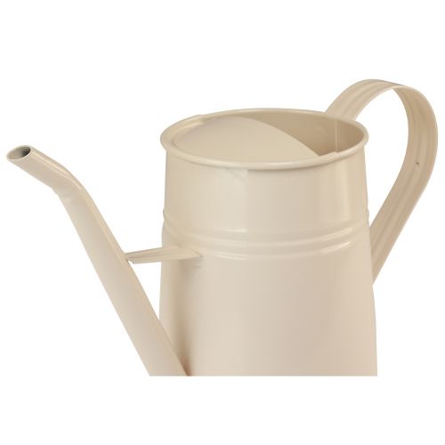 Artikel Decoratieve gieter metalen gieter voor binnen crème H23cm 1,7L