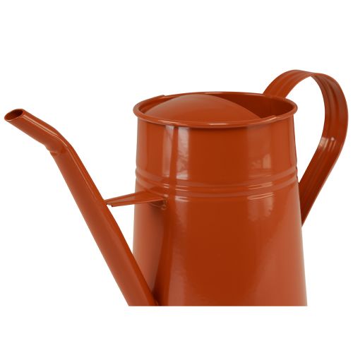 Artikel Decoratieve gieter metaal decoratie oranje bruin 1,7L H23cm