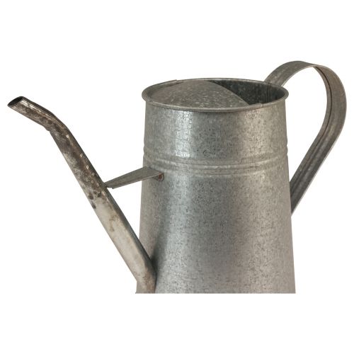Artikel Decoratieve gieter gegalvaniseerd metaal grijs 1,7L H23cm