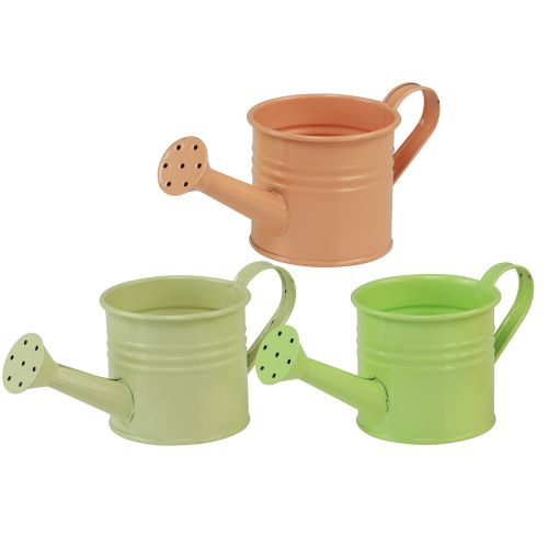 Artikel Decoratieve gieter plantenbak metaalkleurig 16,5x7cm 8 st
